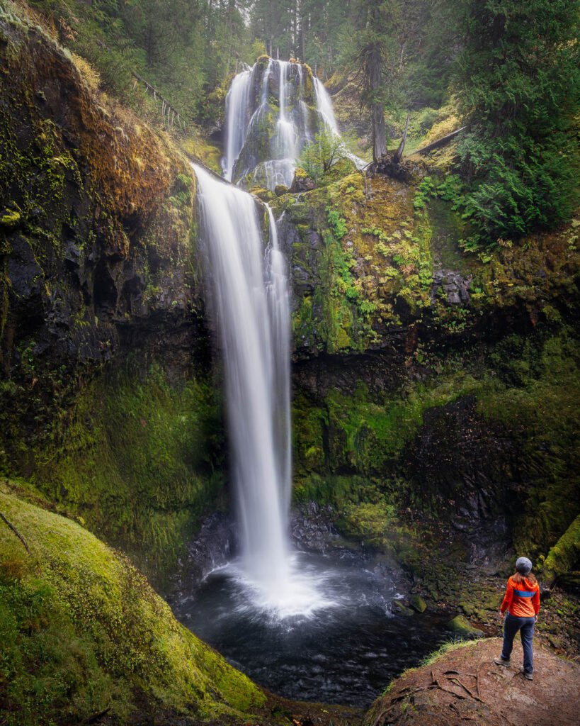 Landscape photographer Annette Stiers Jones at Falls Creek Falls, Washington
