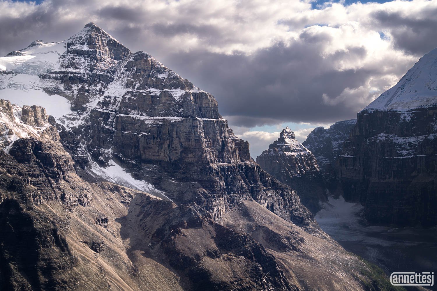 Mountain photography prints of the Bow Range in the Canadian Rockies