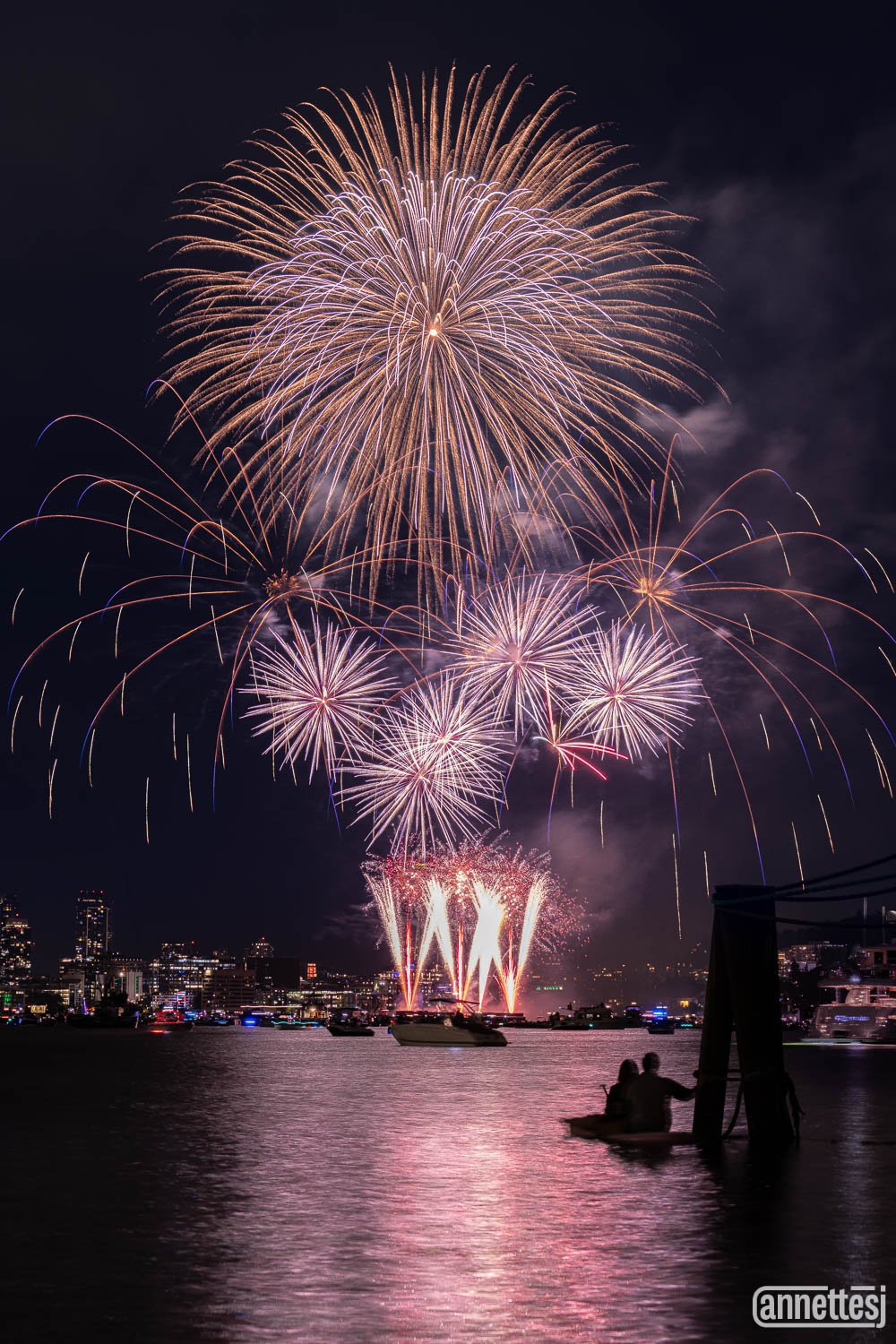Seattle Photography - Lake Union FIreworks